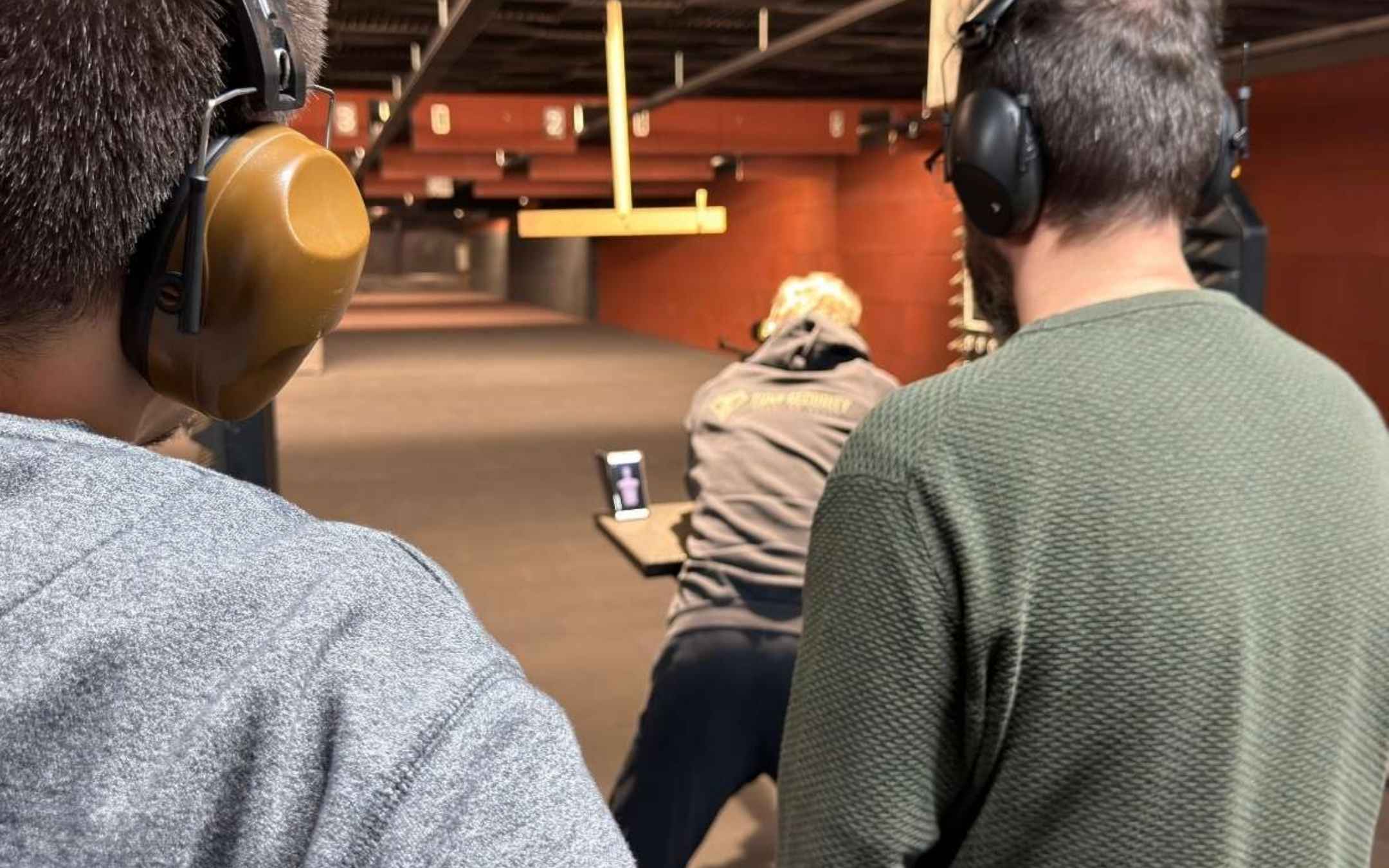 EkoLebo thermal hit recognition indoor range test